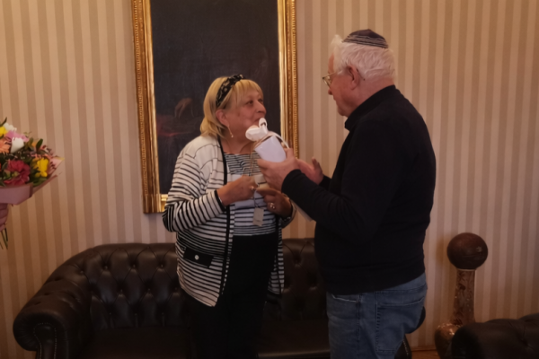 Sommer Katalint köszöntötte 87. születésnapján a Mazsihisz vezetése